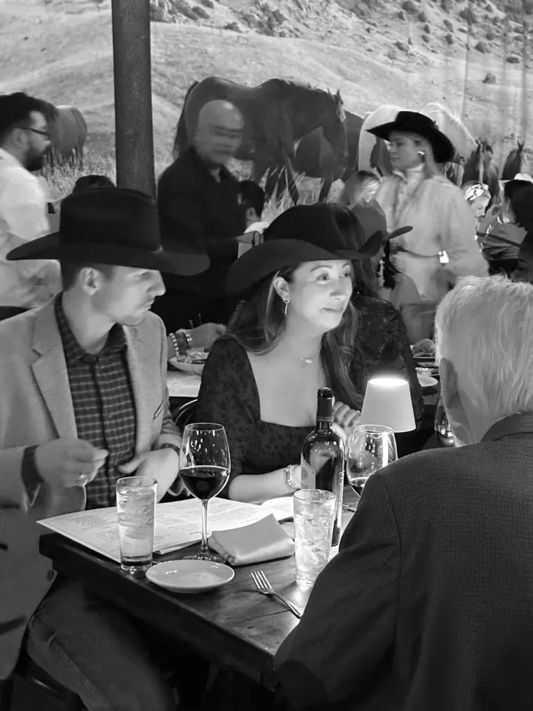 Mark & Demi Childs at The Ranch Steakhouse + Saloon on opening night of Rodeo Houston. (Photo by Shelby Hodge)