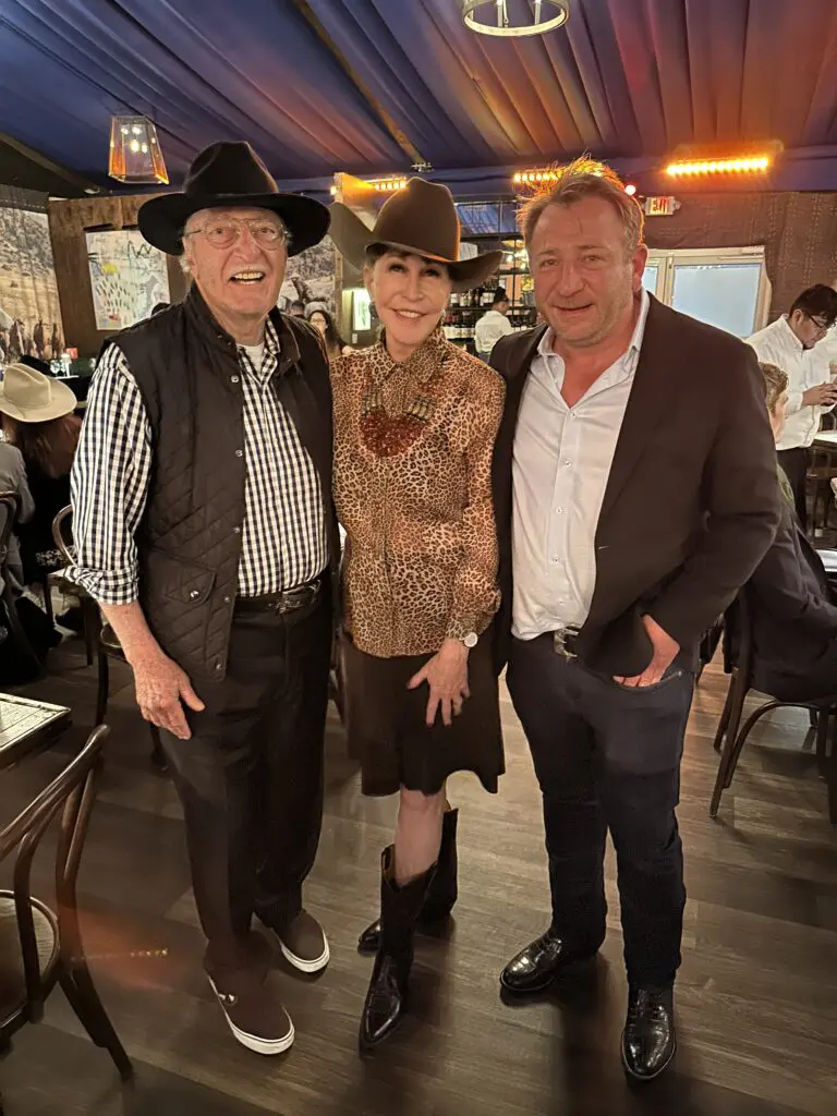 Shafik Rifaat & Shelby Hodge, Ben Berg at The Ranch Steakhouse + Saloon on opening night of Rodeo Houston. (Photo by Fady Armanious)