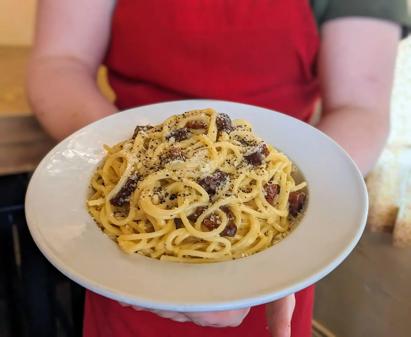 Italian – Carbonara is oh so traditional at Nonna Tata.