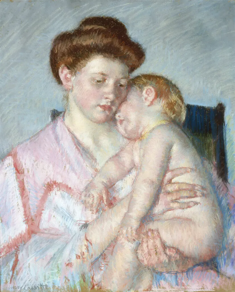 Mary Cassatt, "Sleepy Baby," c. 1910