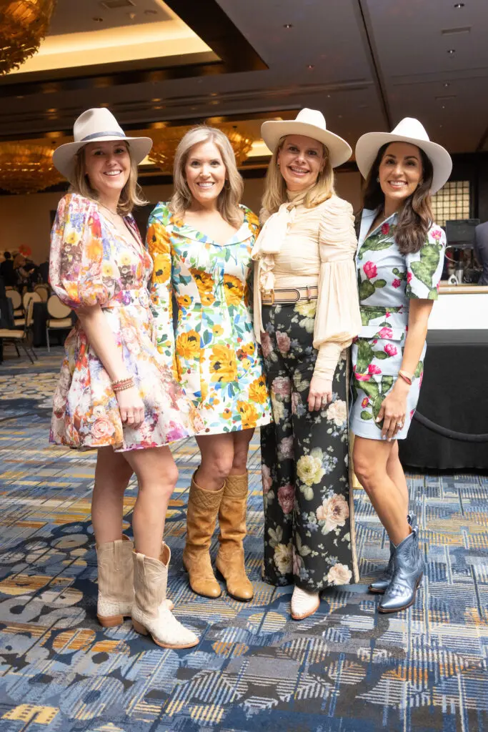 Melissa Moncrief, Amanda Boffone, Valerie Dieterich, Julie Chen at the Trailblazer Awards luncheon and fashion show.