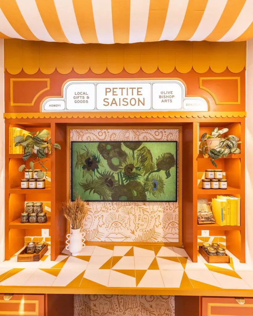 Petite Saison is a new "micro-retail concept" from Exxir Capital in Dallas' Bishop Arts District. (photos courtesy of Bishop Arts social media)
