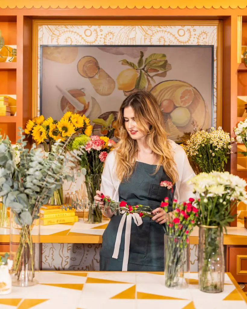 Florals on display at Petite Saison. 