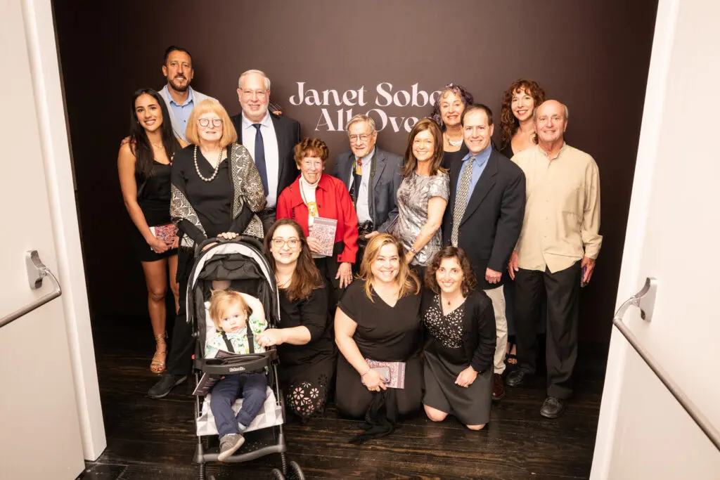 The Sobel family at The Menil Collection for the preview of the late artist's exhibition (Photo by Daniel Ortiz)