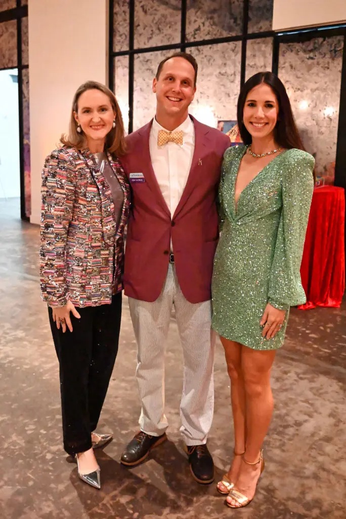Stephanie Magers, Allen McBride, Yésely Love at the Camp for All  'Under the Big Top' gala at The Revaire. (Photo by Katie Lynn)