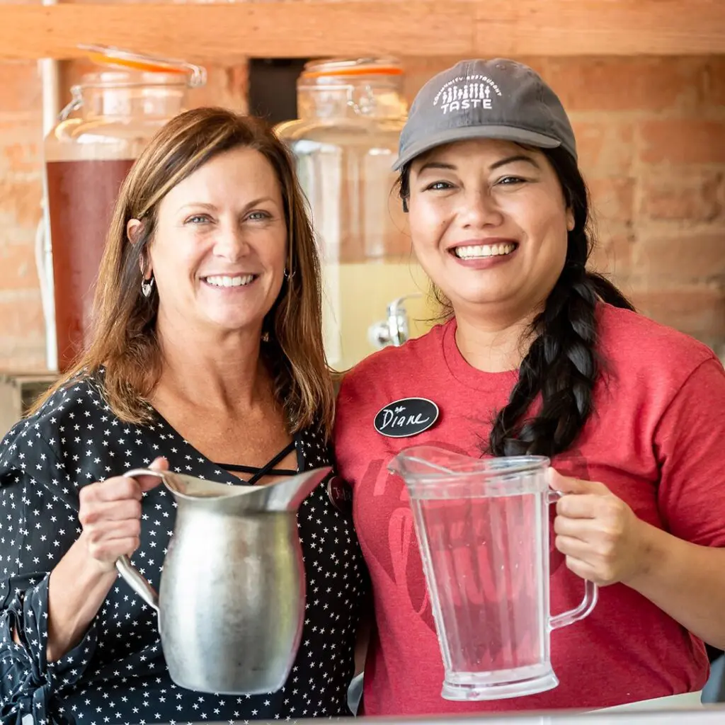 Staff and volunteer fill hearts and stomachs of those in need at Taste Project.