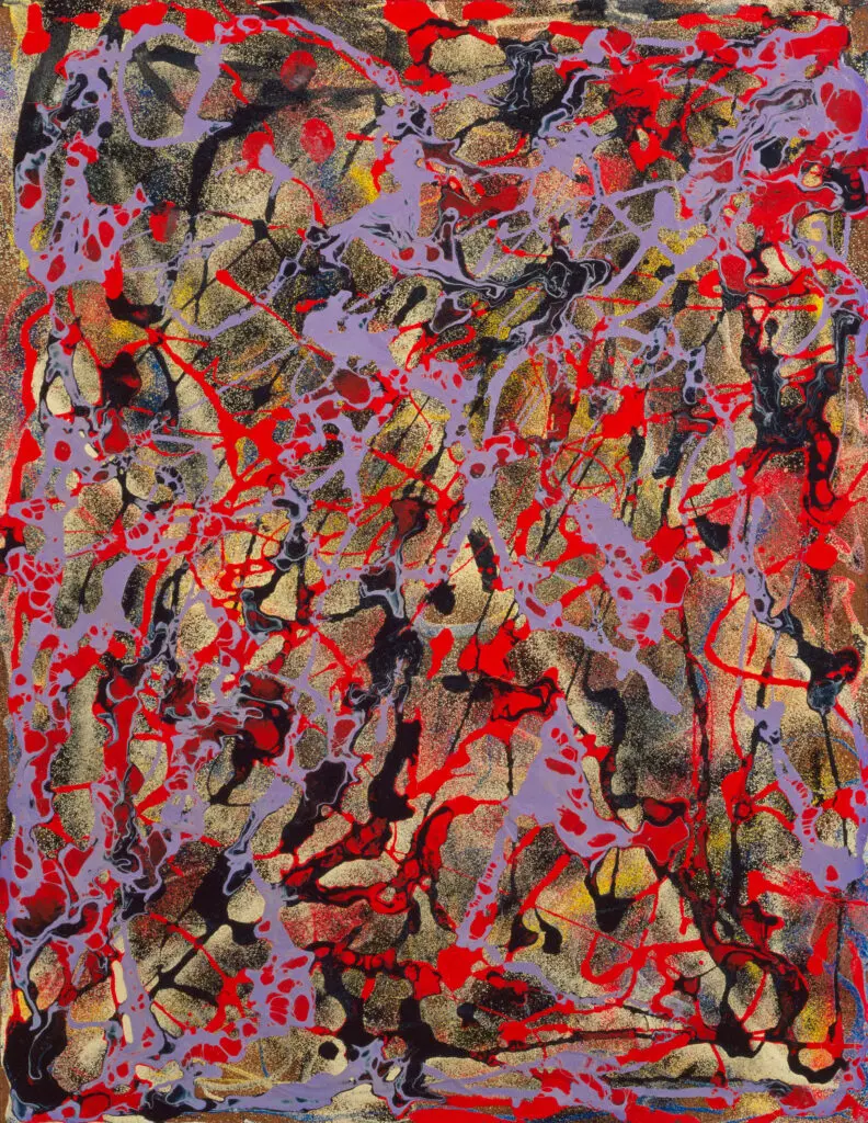 Janet Sobel's "Untitled" (1946), at The Museum of Modern Art. (© Janet Sobel. Photo © The Museum of Modern Art/Licensed by SCALA /Art Resource, NY)
