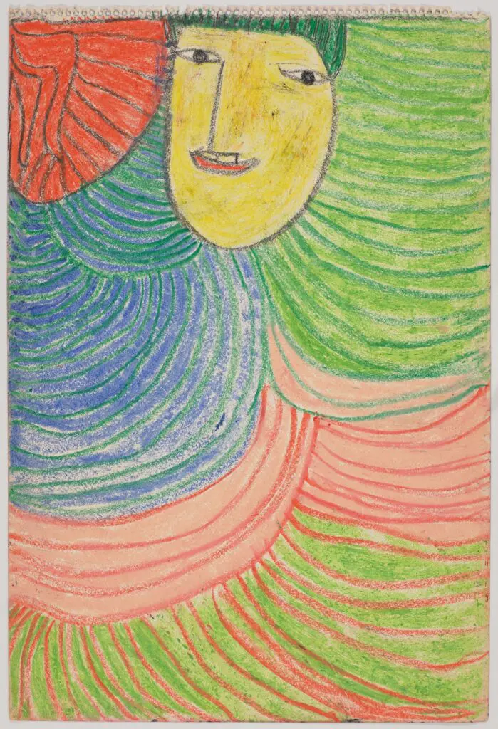 Janet Sobel's "Untitled," ca. 1948, at The Menil Collection (© Janet Sobel. Photo by Paul Hester)