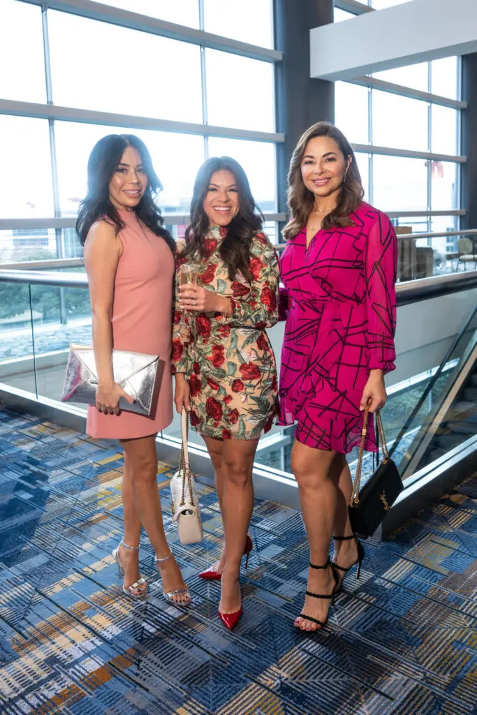 Vanessa Kriegel, Roxy Sanford, Sylvia Ready at the Trailblazer Awards luncheon and fashion show.