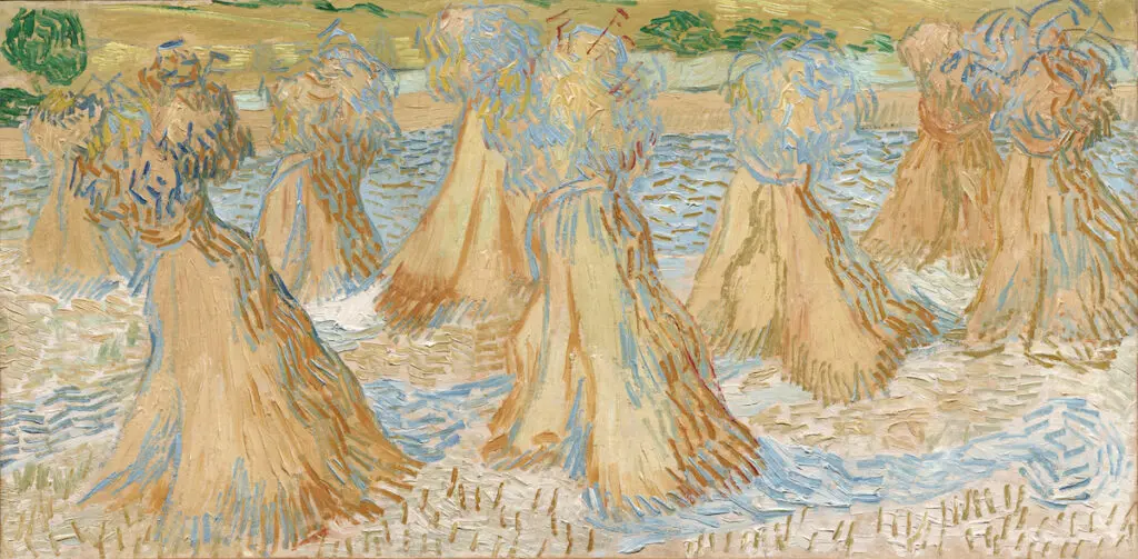 Vincent van Gogh, "Sheaves of Wheat," July 1890