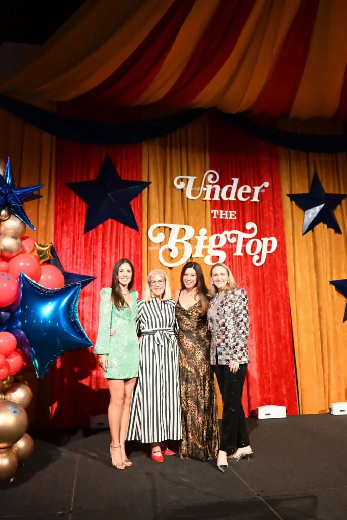 Yésely Love, Pat Sorrells, Caroline Walter, Stephanie Magers at the Camp for All  'Under the Big Top' gala at The Revaire. (Photo by Katie Lynn)