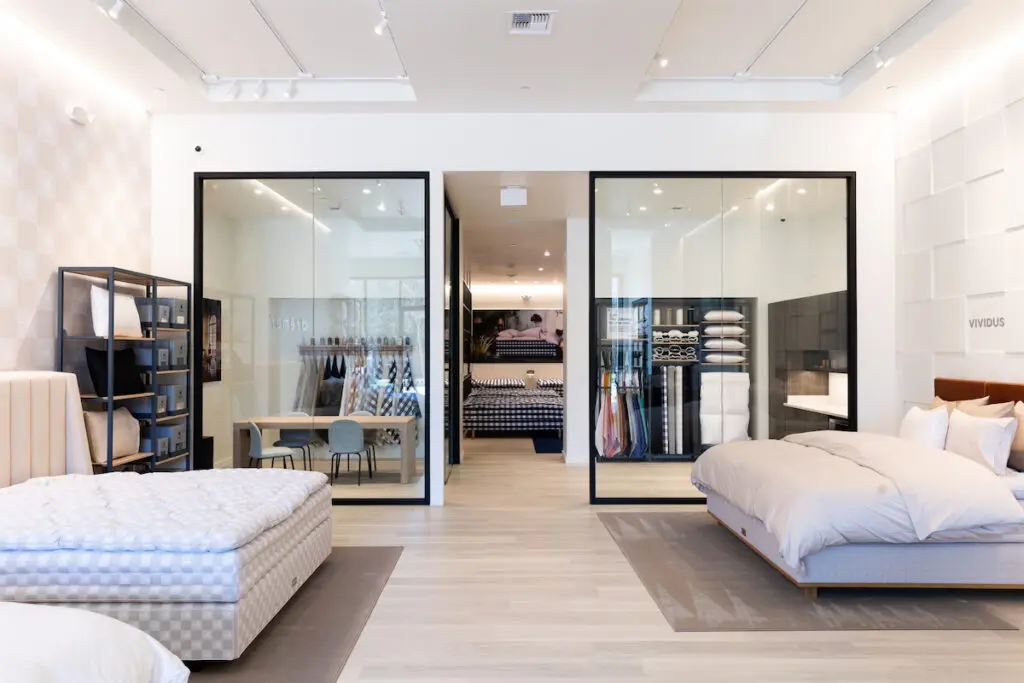 Hästens Houston on Westheimer Road in River Oaks. (courtesy of Hästens)