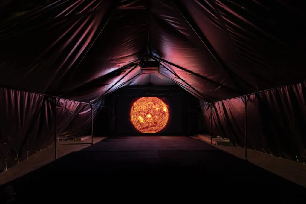 Arthur Jafa's short film "Love is The Message, The Message is Death," 2016, at Museum of Fine Arts, Houston. (Courtesy Arthur Jafa)