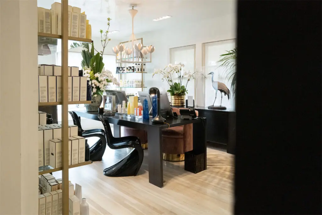 The entry of The House on Lovers hair salon, shot by Zack Santagate.