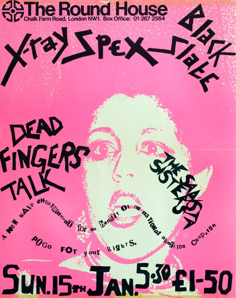 X-Ray poster, Black Slate, 1978.