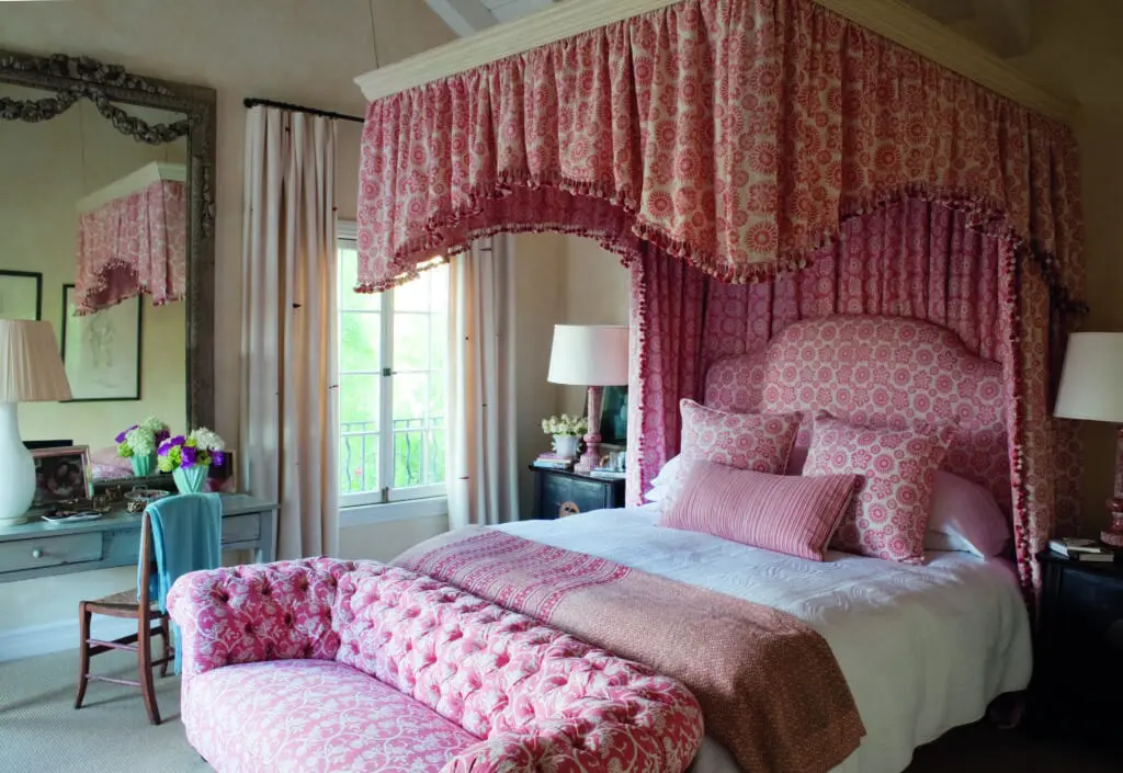 A bedroom in Kathryn Ireland's Santa Monica home, from the book Kathryn M. Ireland: A Life in Design (CICO Books). (Photo by Tim Beddow)