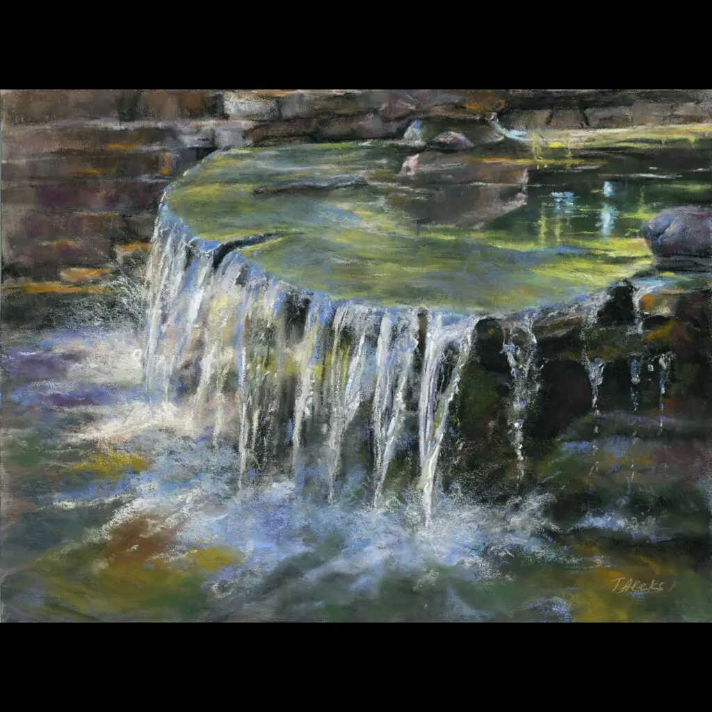 Pastels are Aleksenko's favorite medium. (Photo courtesy of Tetyana Aleksenko)