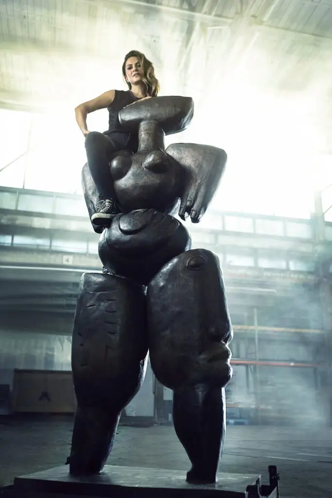 Alexandra Nechita says that Lens of Realization is about the shift she has personally gone through over the last year as a mother, partner and artist - the evolution of herself.