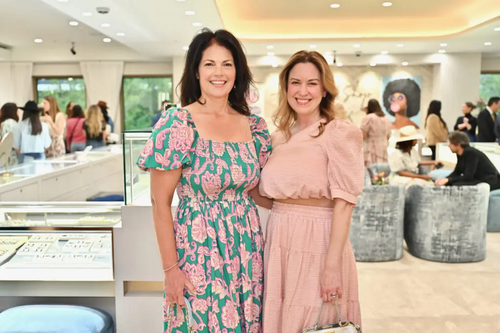 Ashley Kearney and Jennifer Le Grand Howard at Zadok Jewelers Round Top Rendezvous (Photo by Alex Montoya.)