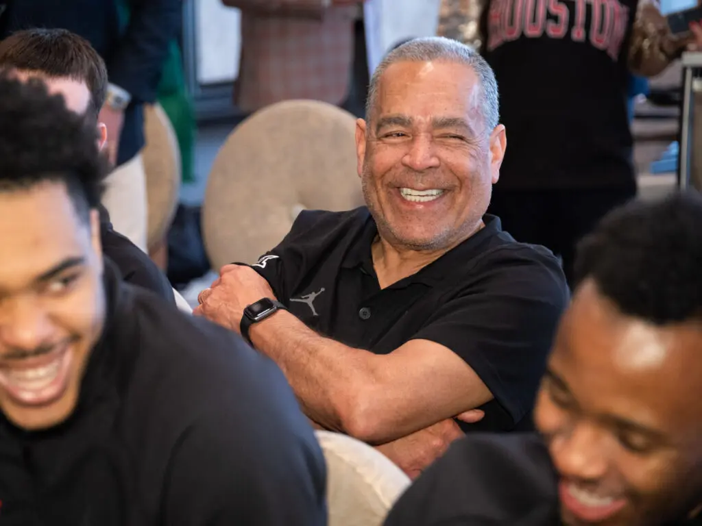 University of Houston coach Kelvin Sampson knows that his program is in rare air. (Photo by F. Carter Smith) 