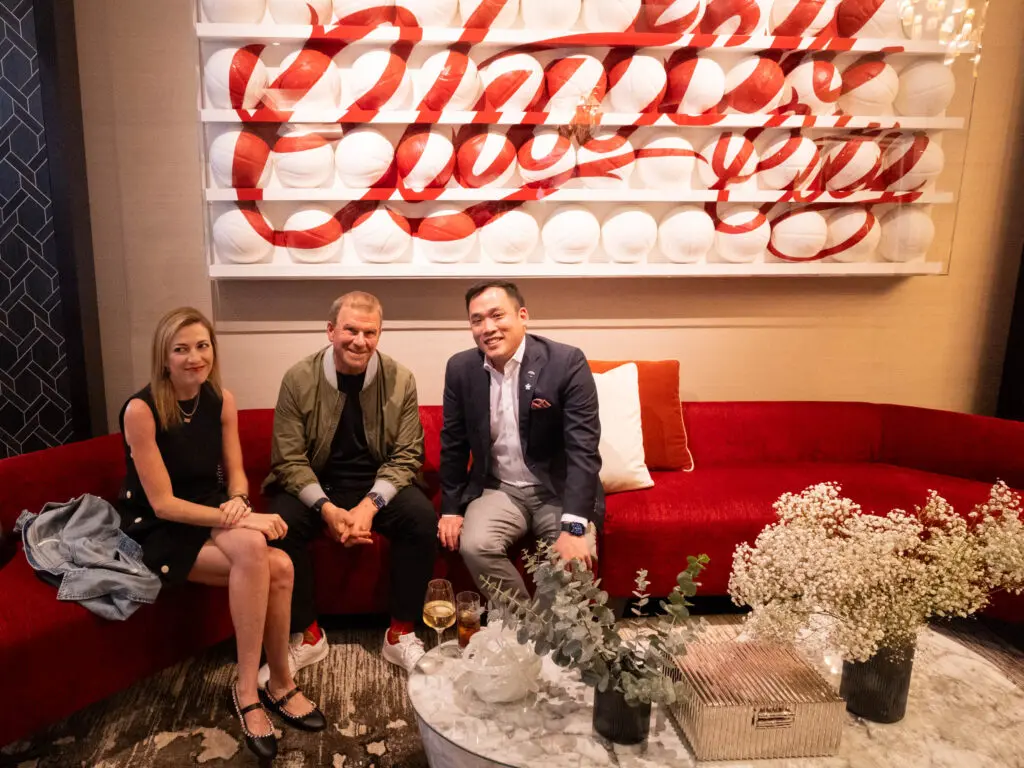 Tilman Fertitta is always happy to bring some five star glamour to his beloved University of Houston. (Photo by F. Carter Smith)