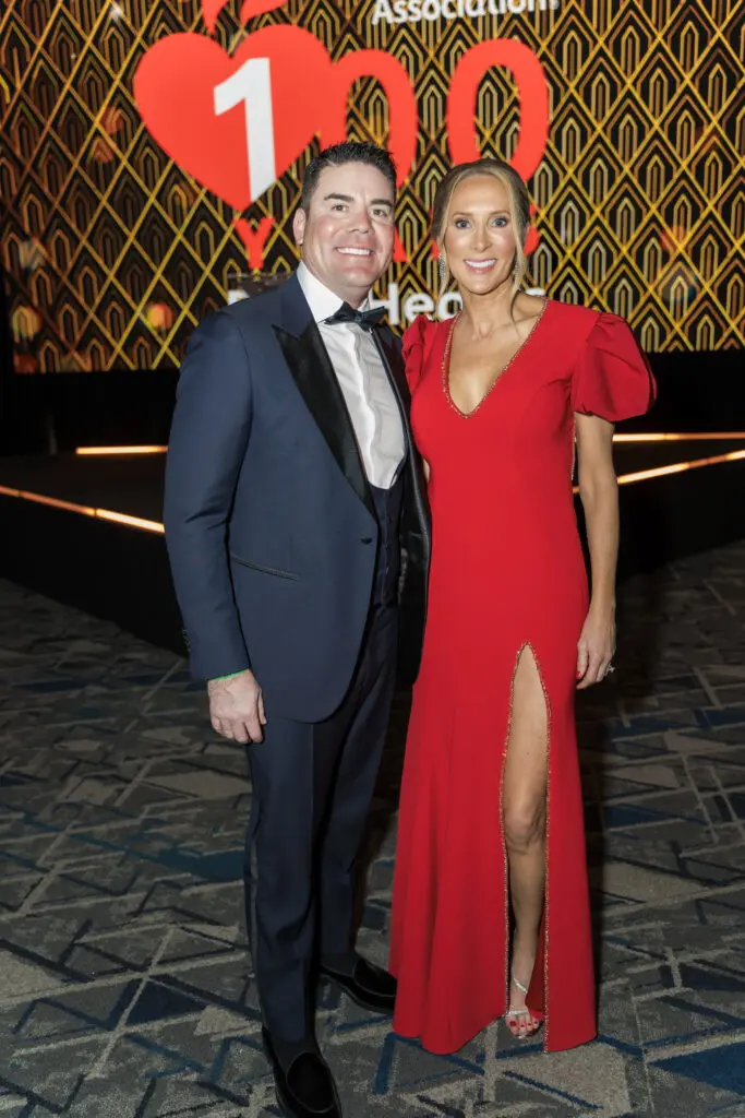 Gala chairs Amy and Tony Torres made an impact at Montgomery County's Heart Ball at The Woodlands Waterway Marriott.