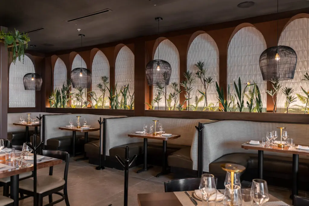 The curved arches at Costa Fina are reminiscent of Latin American architecture. (Photo by Fajar Hassan)