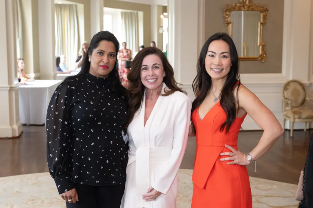 Dr. Anita Datta, Kimberly Logue, Diana Dao at the Children's Museum Houston Friends & Families Luncheon  (Photo by Wilson Parish)