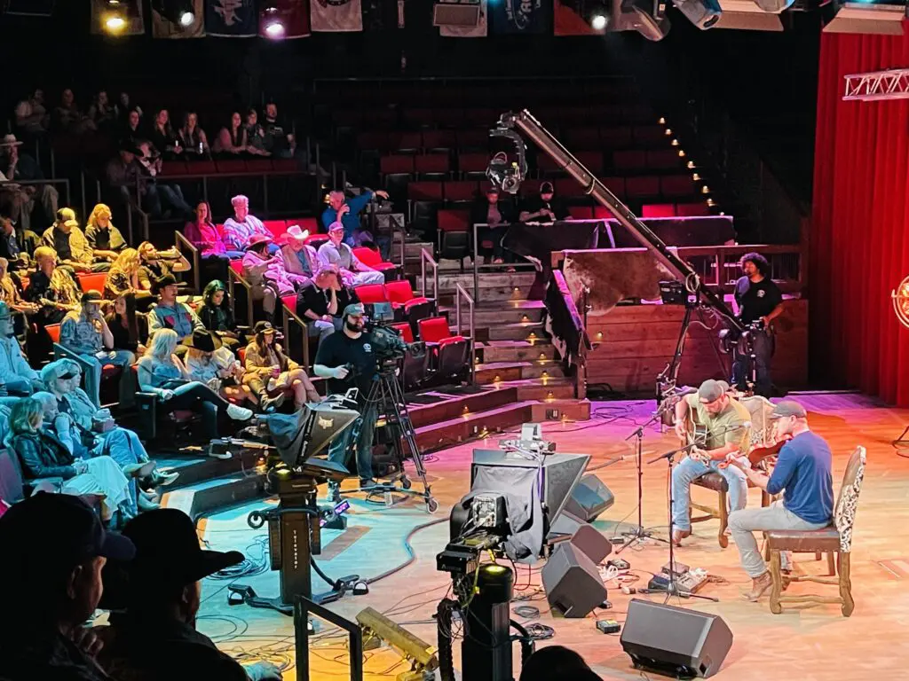 Country artist Mike Ryan returned to the festival performing inside the Cowboy Channel Studio. (Photo by Courtney Dabney)
