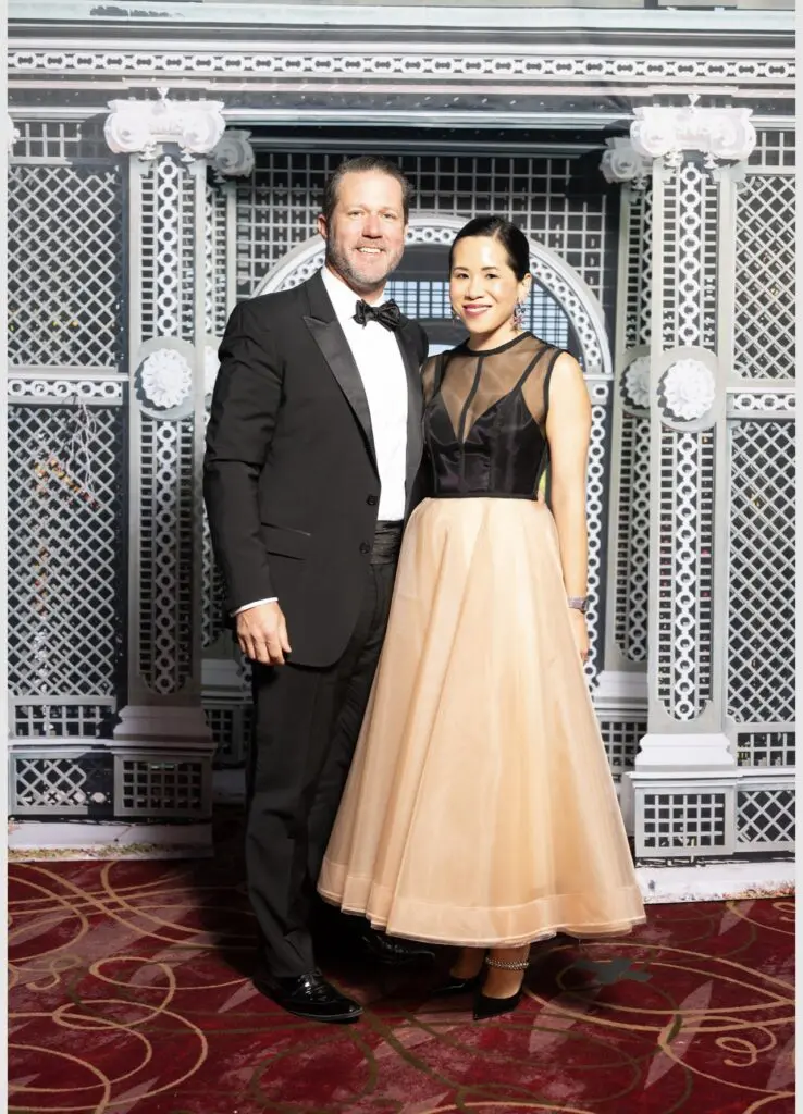 Ryan & Stephanie Fleck, first-time Best Dressed honoree, at the Houston Ballet Ball (Photo by Daniel Ortiz)
