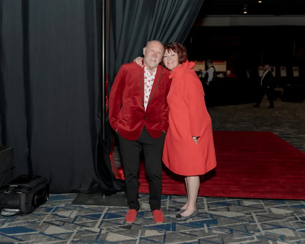 George Lindahl and Kim Remy at the Heart Ball at The Woodlands Waterway Marriott.
