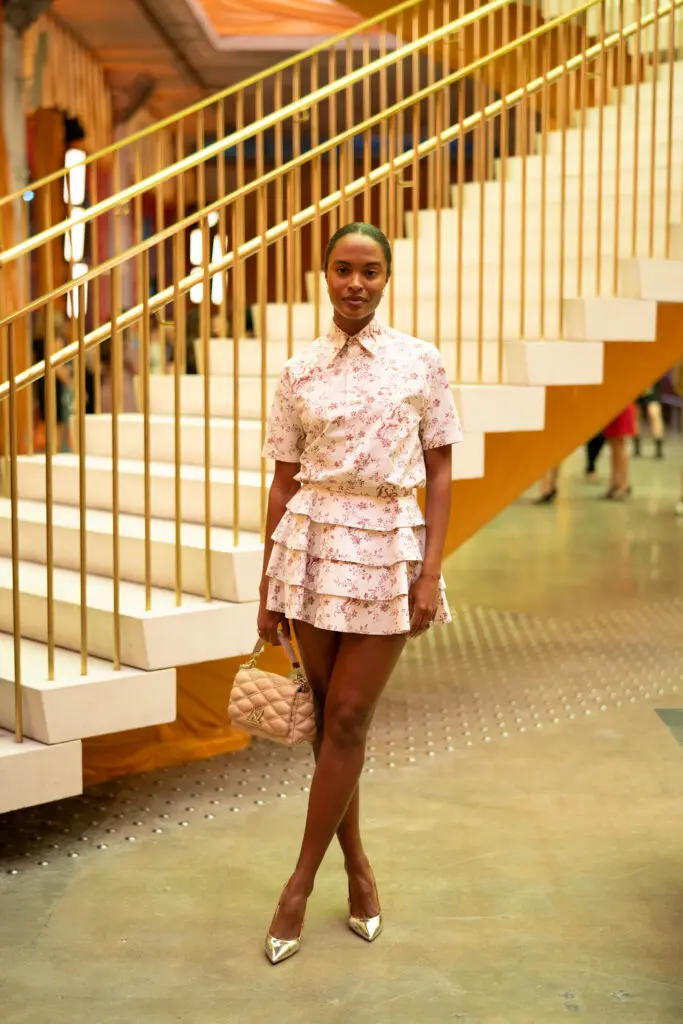 Olivia Mangrum of Dallas at the Louis Vuitton 2024 Spring/Summer fashion presentation at POST Houston. (Courtesy Louis Vuitton; Image Megan Kay Photography)