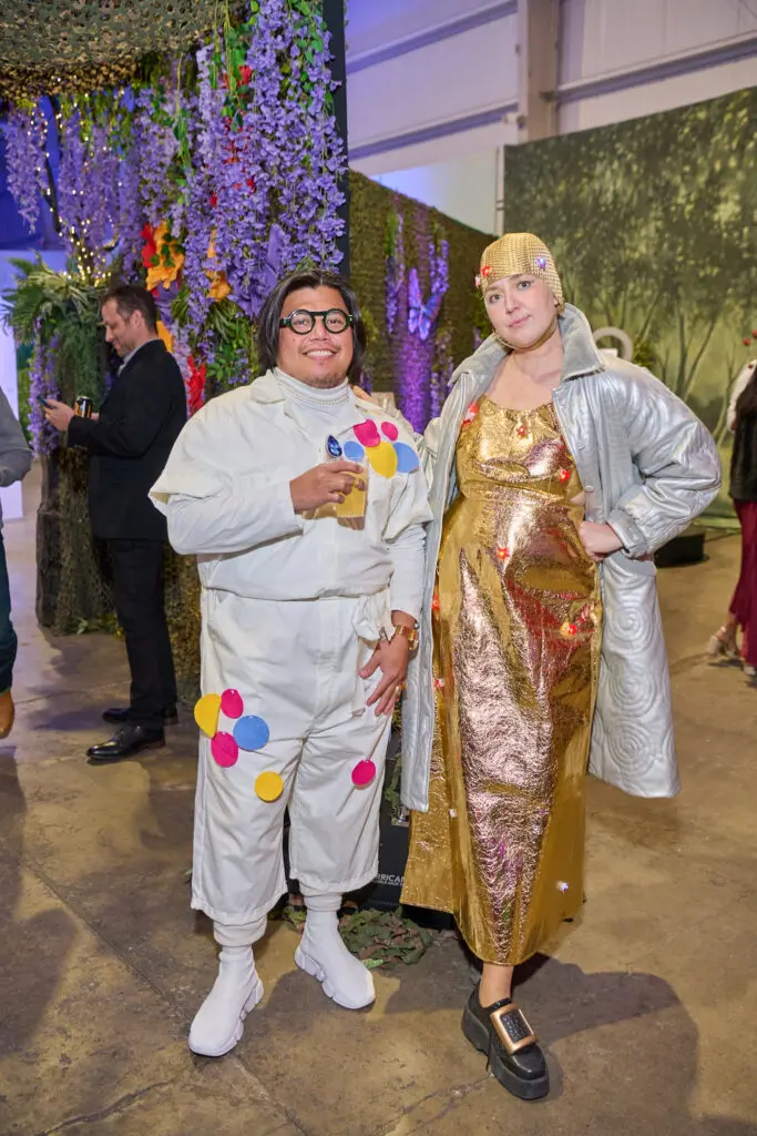 Co-chair Matt Manalo, Sarah Darro at Fresh Arts Wonder Ball (Photo by Charlie Horse Photography)