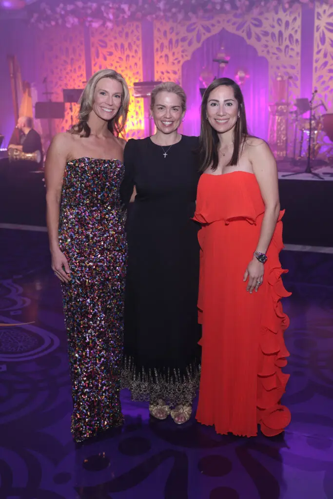 Kristen Shults, Kari Dial, Maria Alejandra Nebred at the Mercury gala (Photo by Priscilla Dickson)
