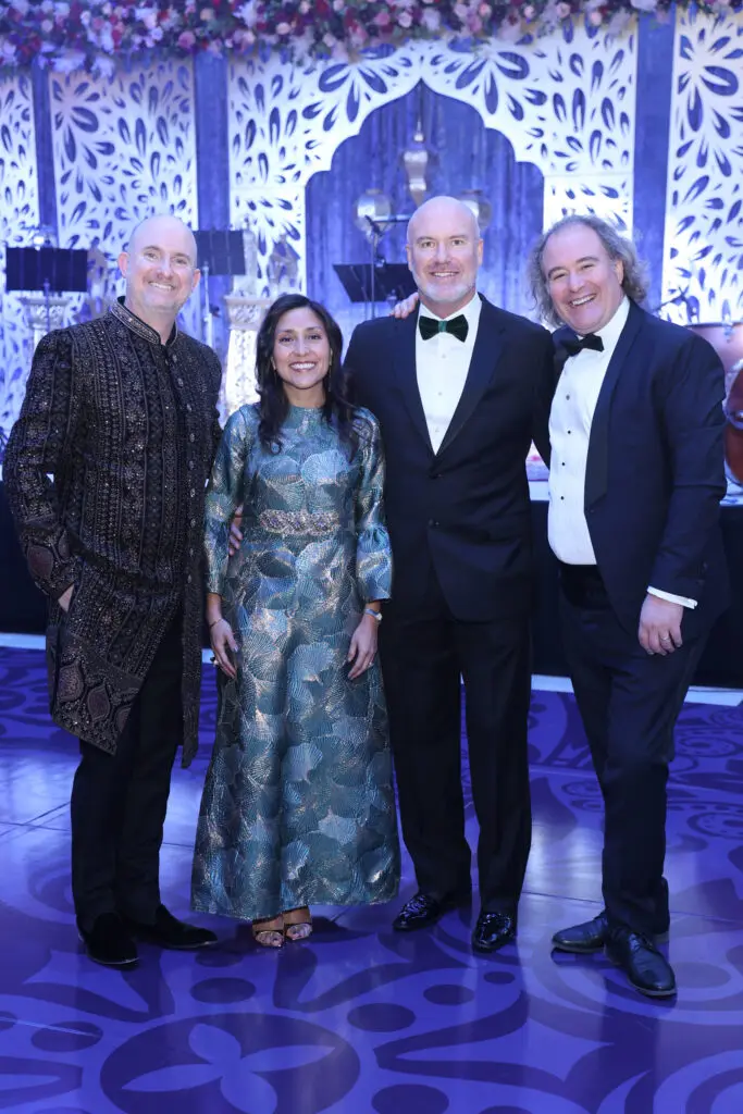 Mercury executive director Brian Riter,
gala chairs Gaby & Kenny Owen, and Mercury, artistic director Antoine Plante at the annual gala. (Photo by Priscilla Dickson)