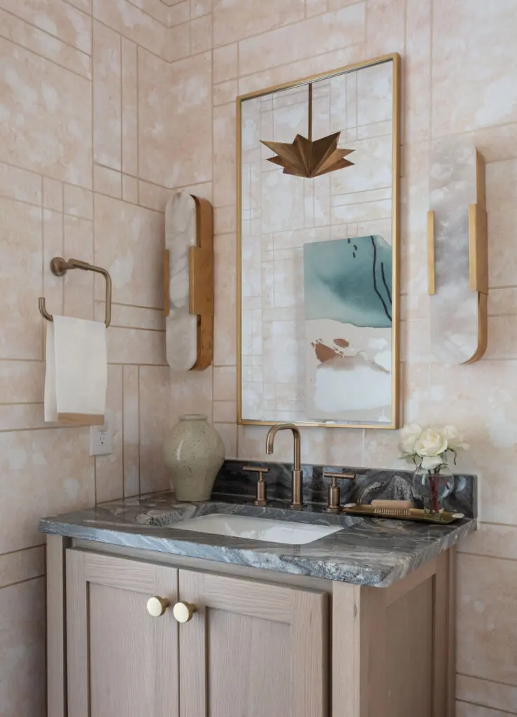 The Powder Bath has splashes of color too.