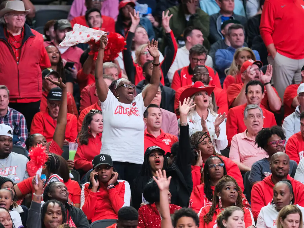 University of Houston fans did their best to try and take over American Airlines Center. (Photo by F. Carter Smith)