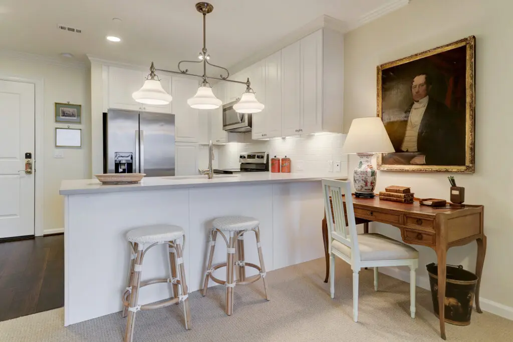 Cozy up inside your luxurious residence or venture outside to the serene common areas.