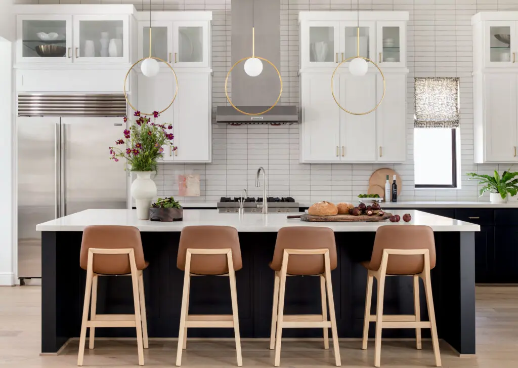 The kitchen at Lohman's house is a welcoming gathering spot for all. 