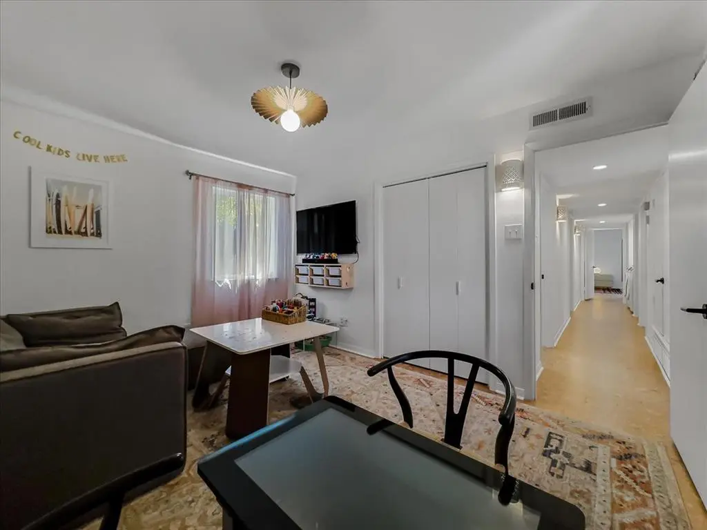 A lounge area.