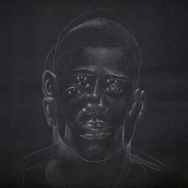 Artist Titus Kaphar contributed the cover art for composer and pianist Samora Pinderhughes's second album "Grief," which was released in 2022. The album was selected as a top ten Best Jazz Album of 2022 by The New York Times. (Courtesy Samora Pinderhughes)