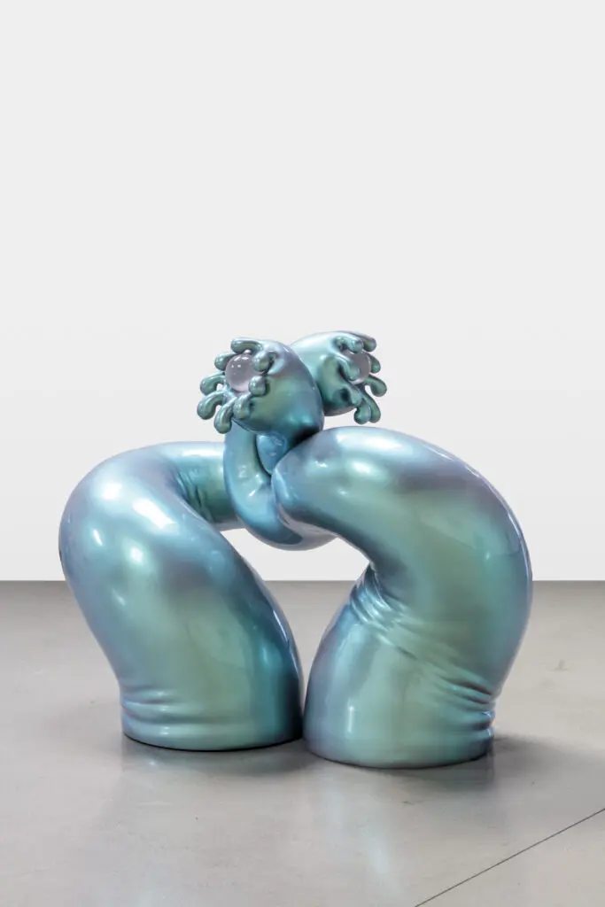 The Haas Brothers' "Cyberzoid 4," 2023. (Photo by Charles White, courtesy the artist and Jeffrey Deitch)
