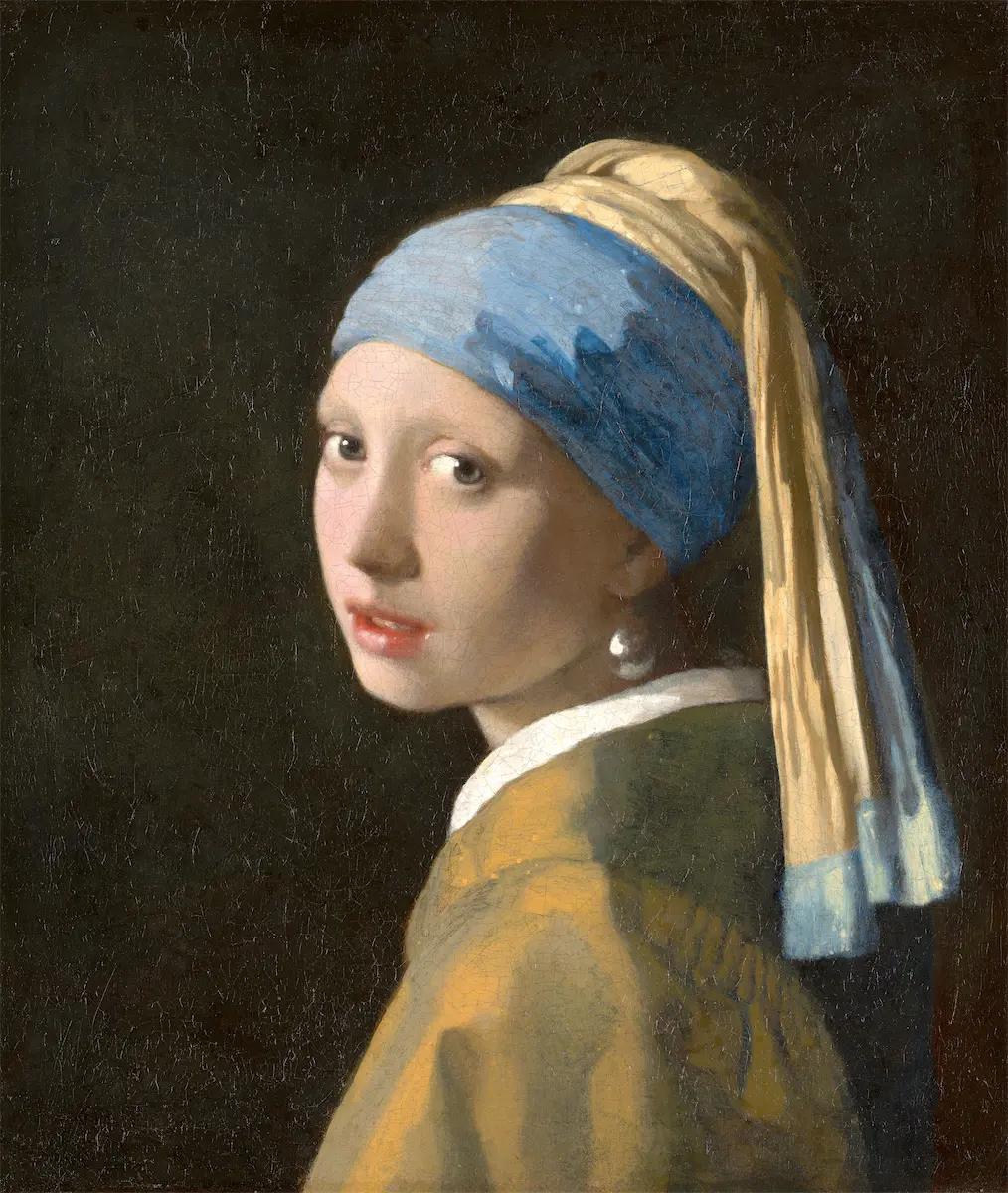 115 Johannes Vermeer’s Girl with a Pearl Earring, 1665. Mauritshuis, The Hague. Bequest of Arnoldus Andries des Tombe, The Hague