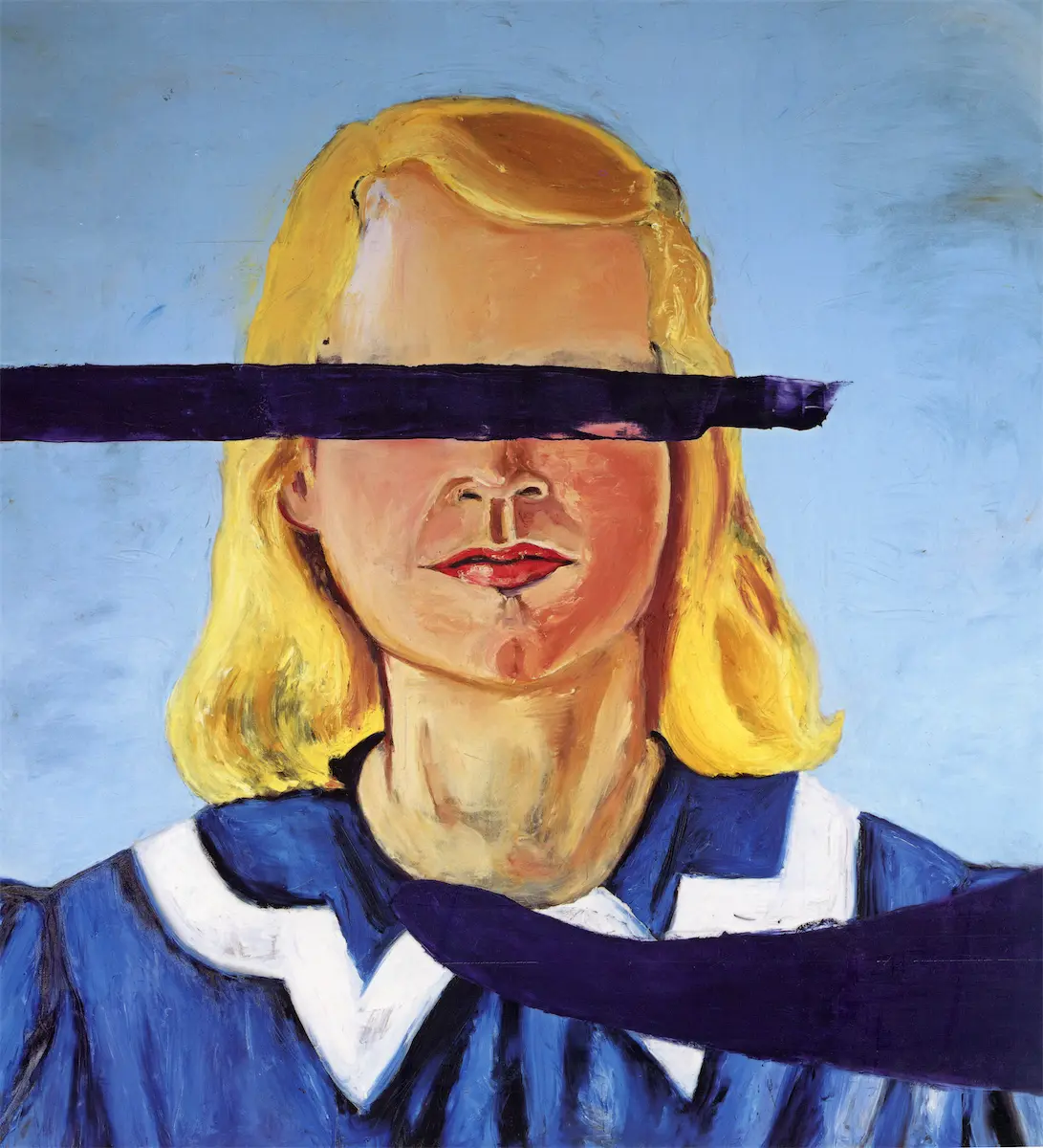 123 Julian Schnabel’s Large Girl With No Eyes, 2001. Julian Schnabel (Abrams © 2003) © Julian Schnabel