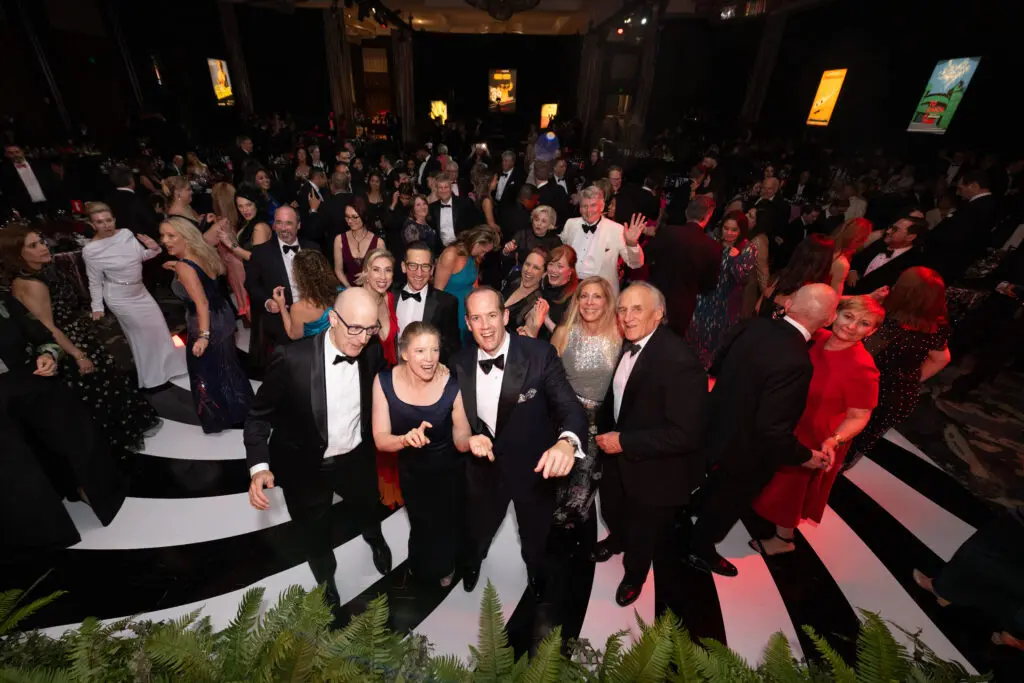 Vertigo on the dance floor at the Alley Theatre gala. (Photo by Wilson Parish)