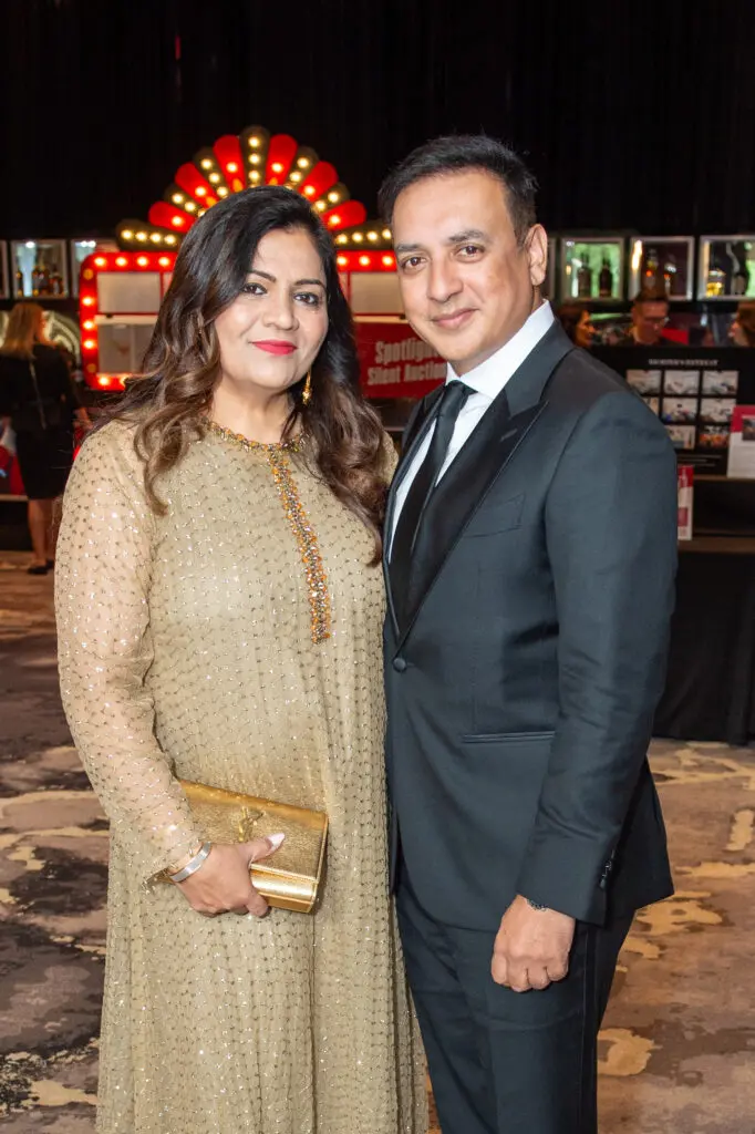 Sofia & Nadeem Sheikh at the Alley Theatre gala (Photo by Jacob Power)