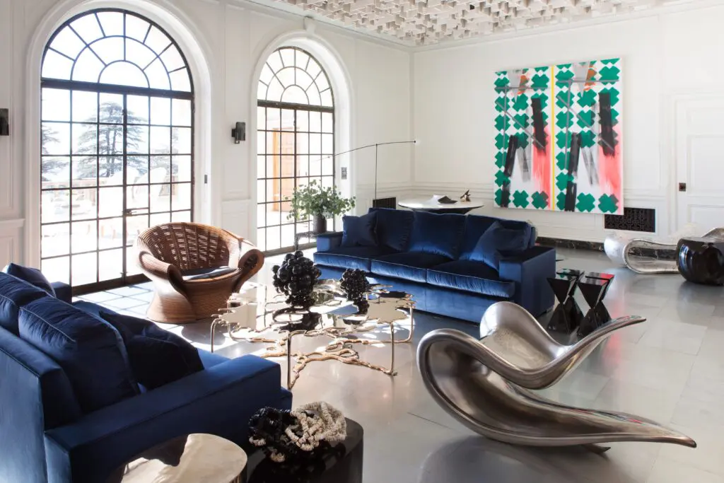 Greystone Mansion, Beverly Hills, from the book OP! Optimistic Interiors (Rizzoli).  (Photo by Stephen Busken)