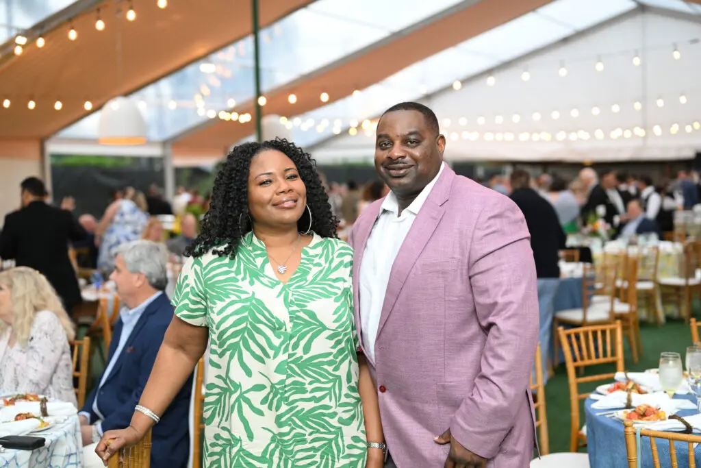 Alicia Allison, Kedrick Bryant at the Trees for Houston Root Ball. (Photo by Daniel Ortiz)