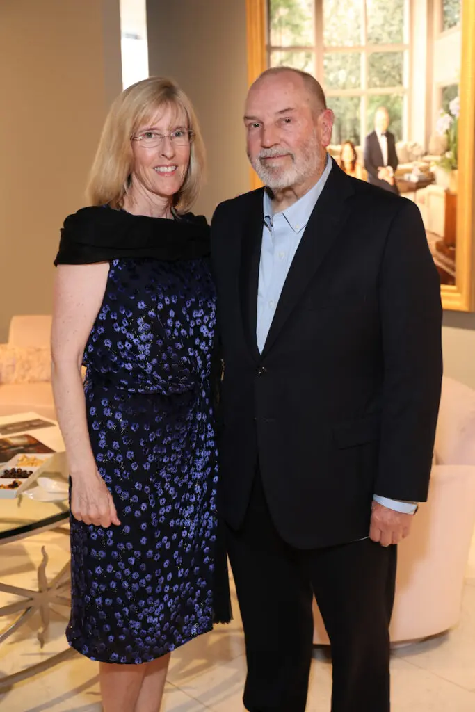 Mimi Vance, Don Kendall at the portrait unveiling at Gittings (Photo by Priscilla Dickson)