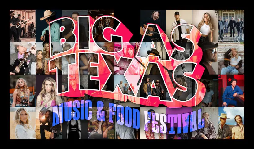 The first-ever Big As Texas music and food festival is headed to the Montgomery County Fairgrounds in Conroe.